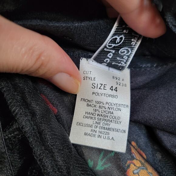 Lace Panel Plus Size Bustier Sz 42, 44 - Picture 8 of 14